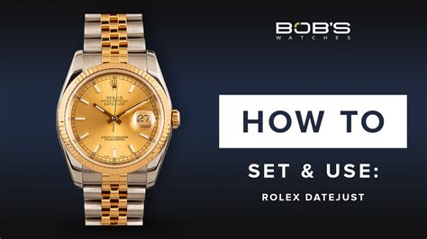 how to change minute on rolex|change time on Rolex datejust.